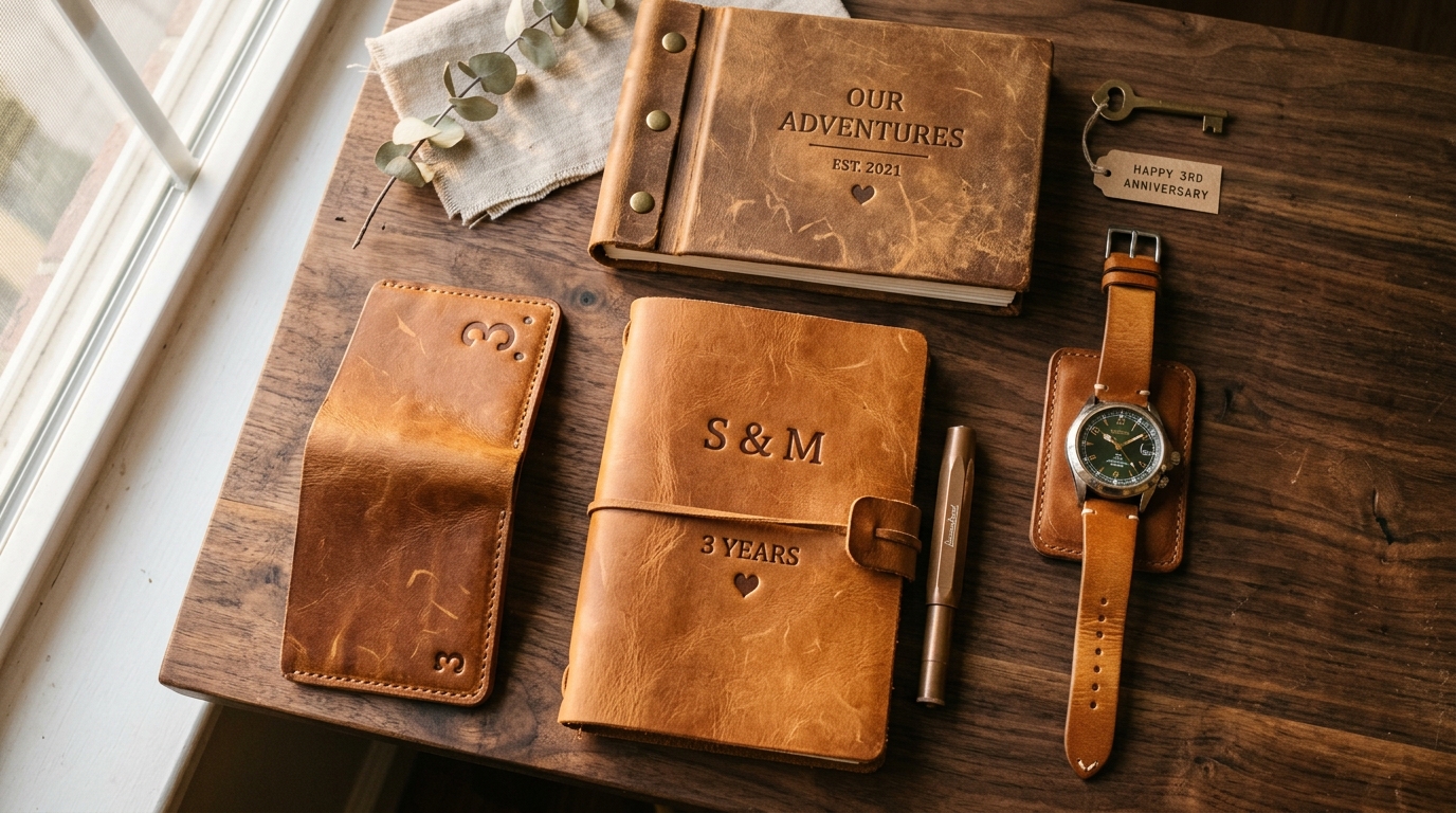 3rd Wedding Anniversary: Leather Gift Ideas