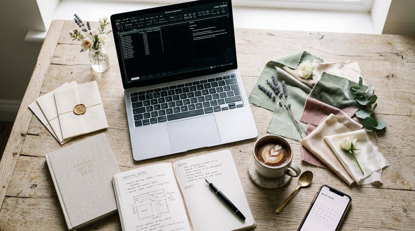 AI Wedding Planning: 54% Adoption Rate in 2026 — editorial photography for Weddings Hub