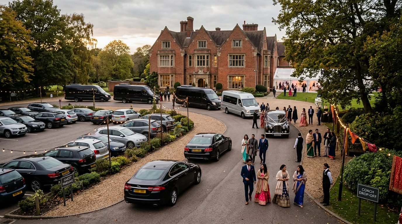 Parking and transport for Planning an Asian Wedding: The Venue Essentials