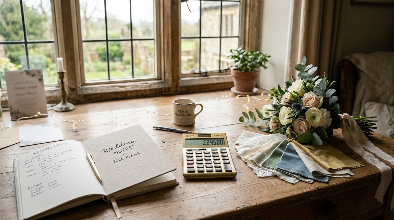 UK Wedding Cost 2026: Hitched vs Bridebook Compared — editorial photography for Weddings Hub