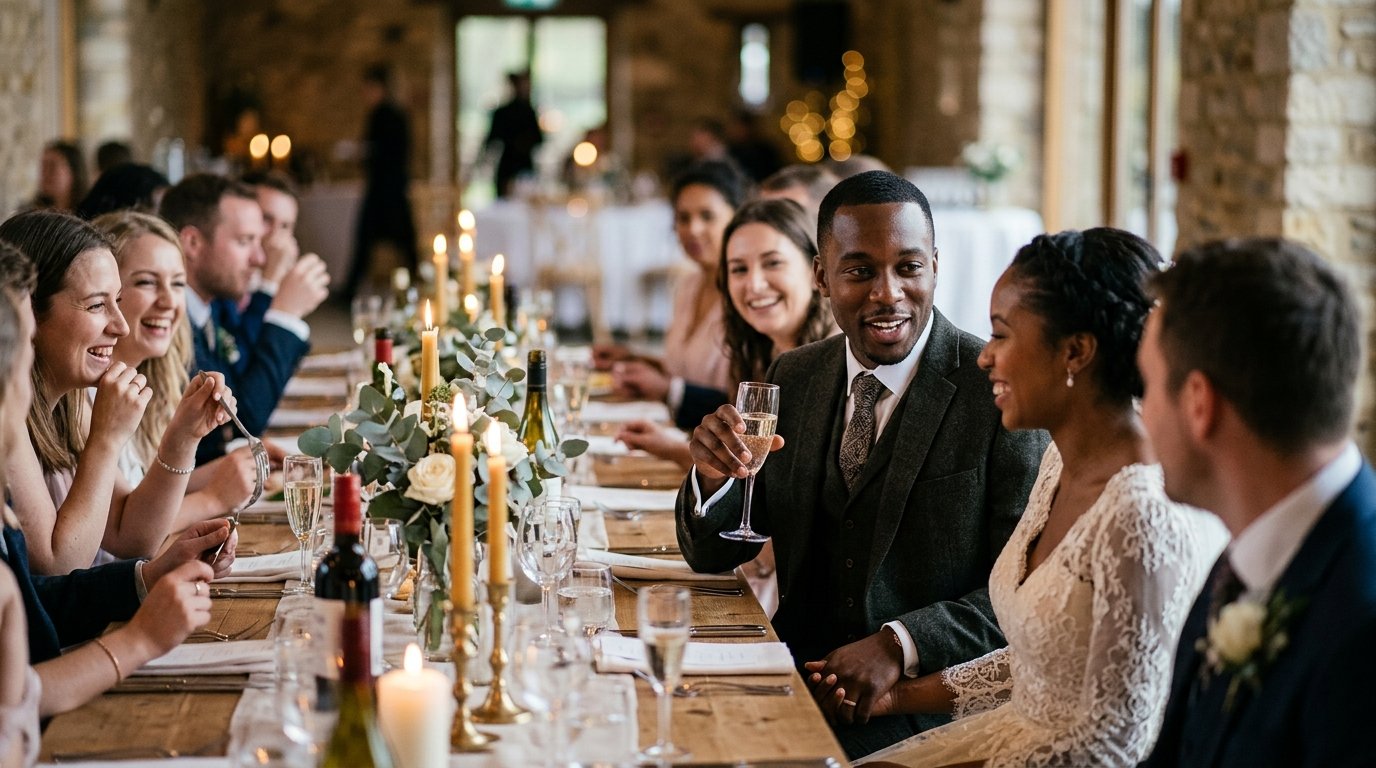 The Best Man's Speech Revealed an Affair With the Bride — editorial photography for Weddings Hub