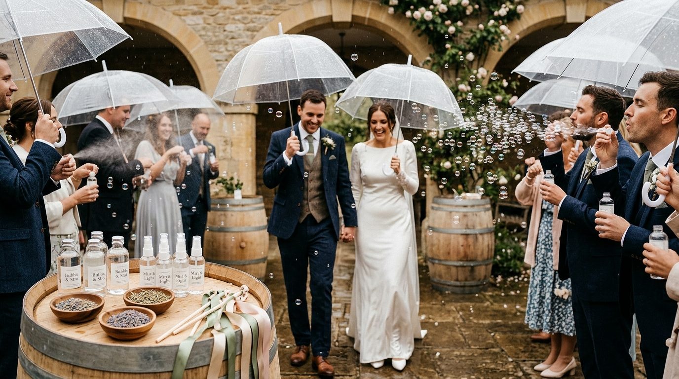 Confetti alternatives for venues that ban everything for Biodegradable Confetti: The 2026 UK Wedding Exit