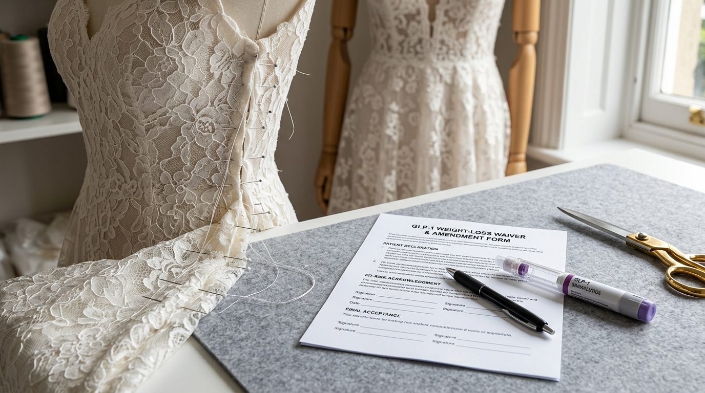 What a typical waiver says for UK Bridal Shop Weight-Loss Waivers Explained