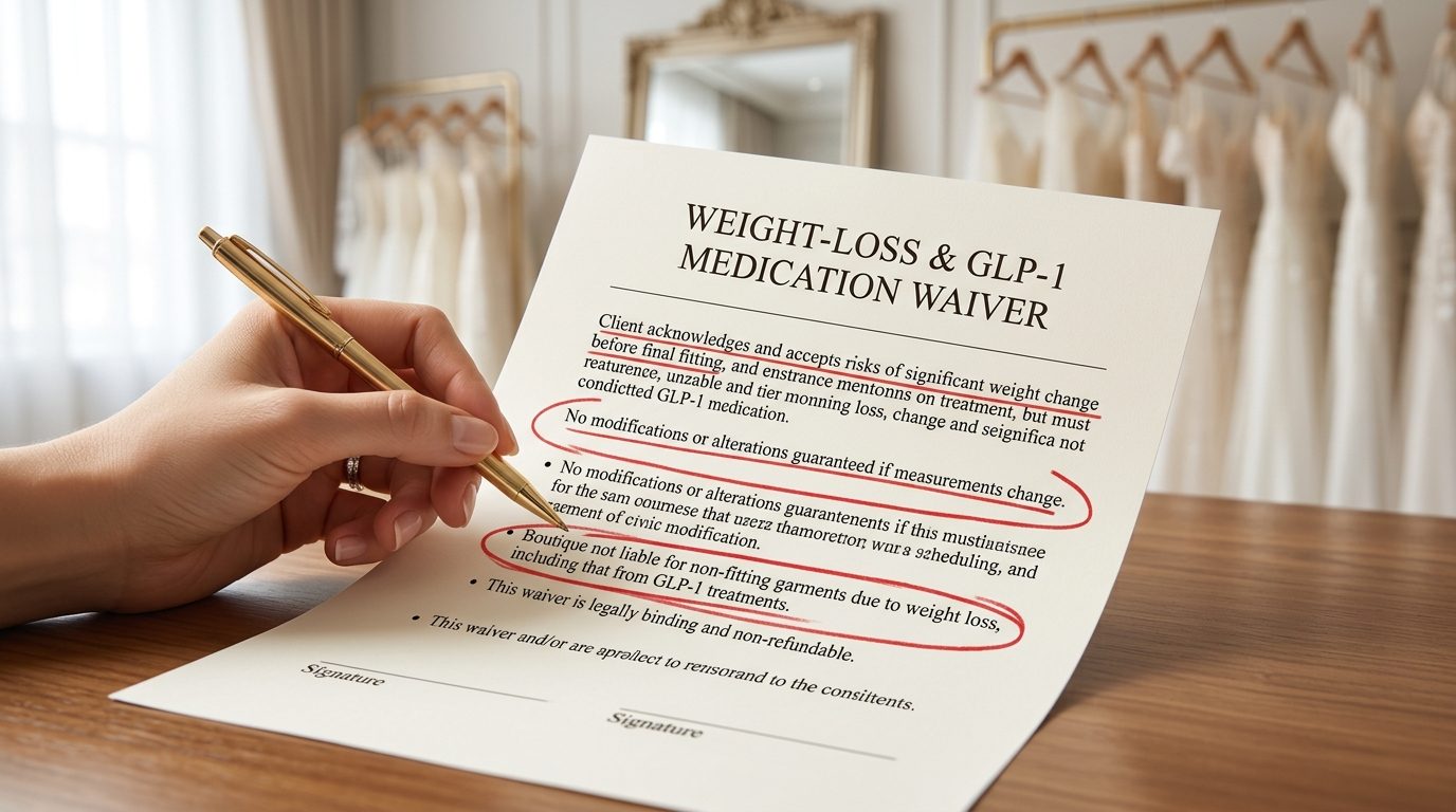 Red flags in poorly drafted waivers for UK Bridal Shop Weight-Loss Waivers Explained