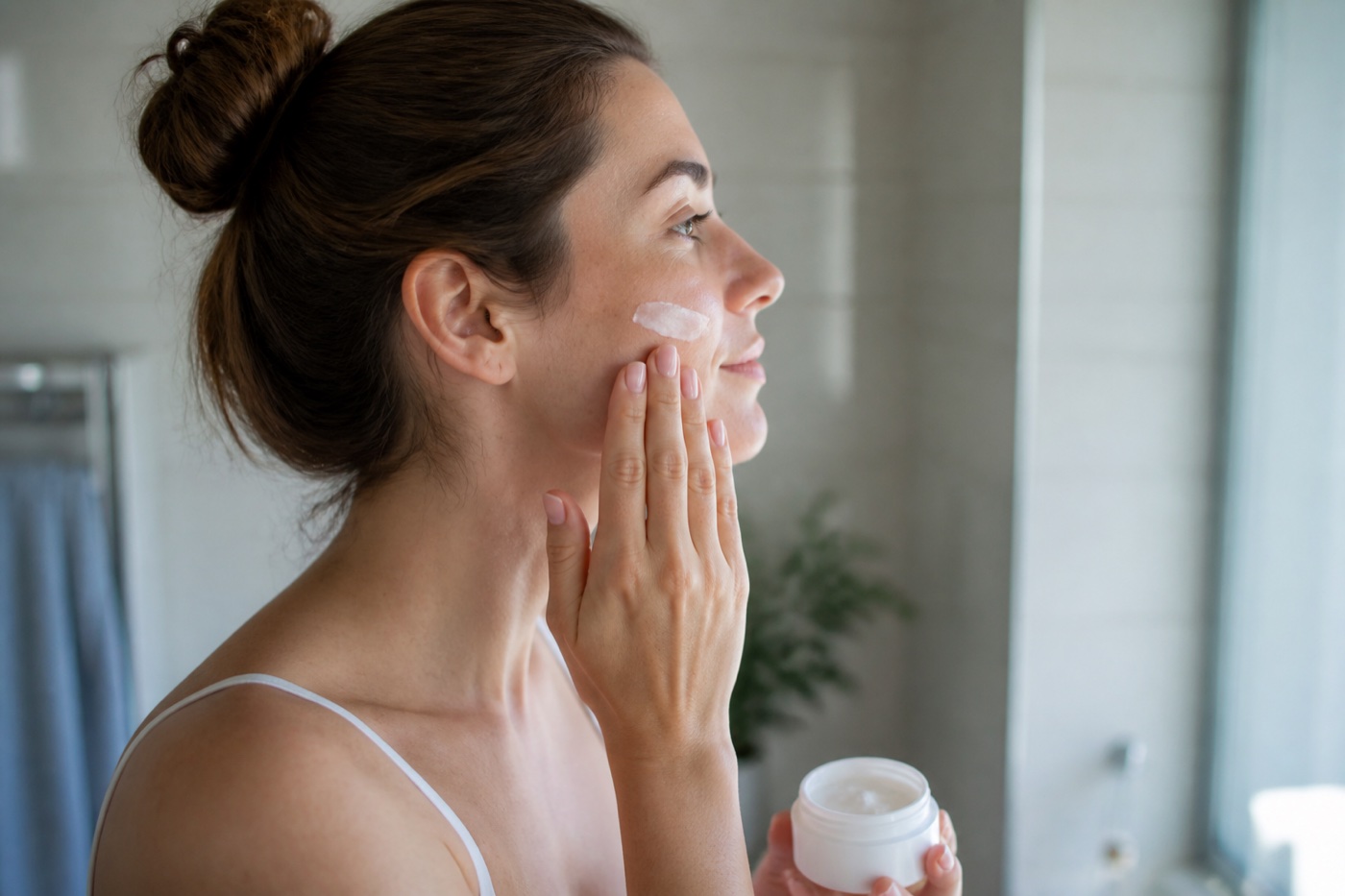 Bridal skincare moisturiser routine