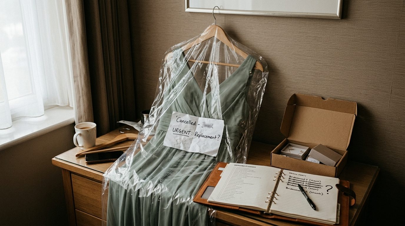 What to do in the first 30 minutes for My Best Friend Pulled Out as Bridesmaid the Day Before