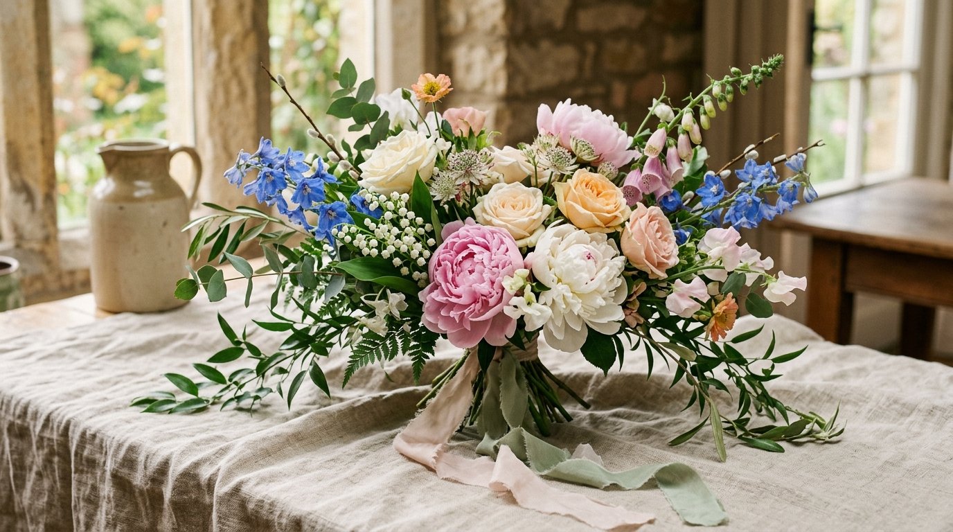 British Wedding Flowers in Season: May Guide — What to ask your florist when booking for May, editorial photography for Weddings Hub