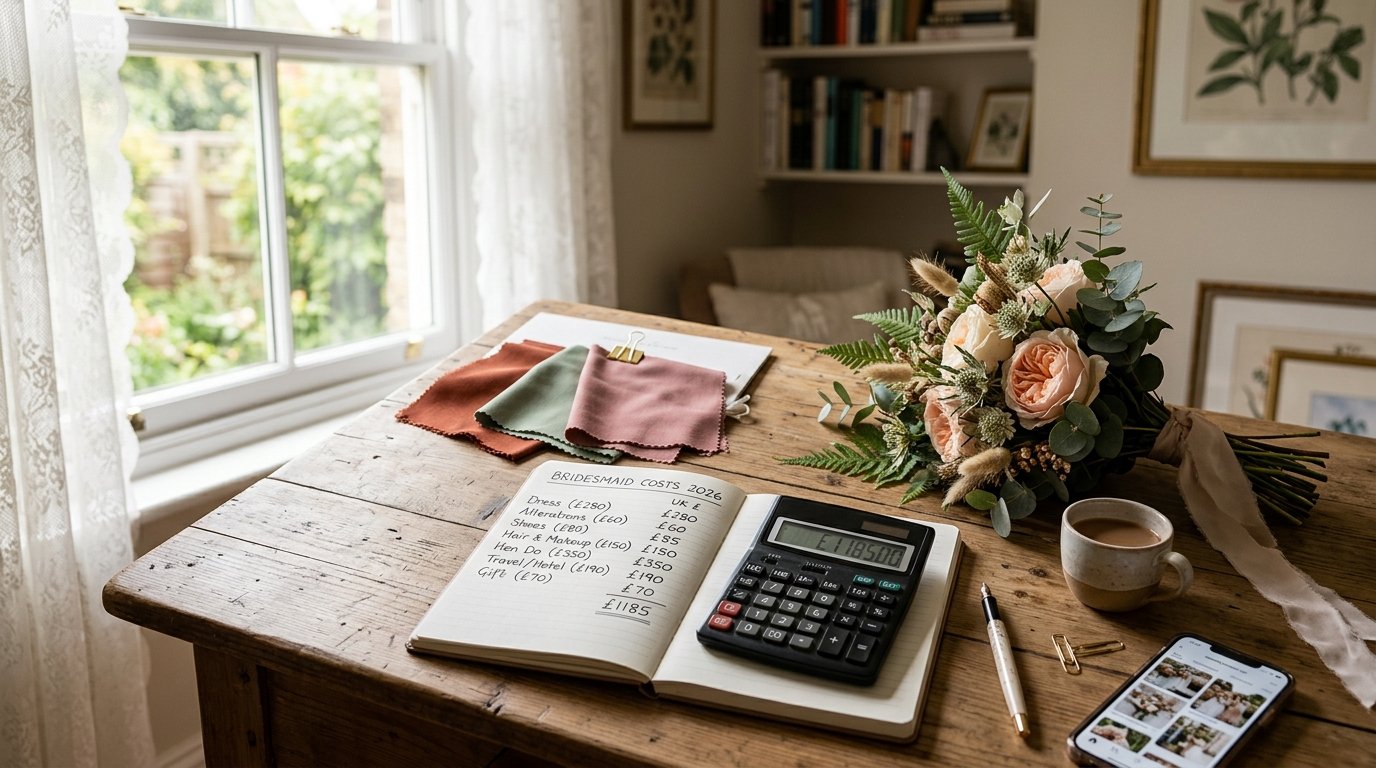Can I Refuse to Be a Bridesmaid? 5 Polite Scripts — What being a bridesmaid actually costs in 2026, editorial photography for Weddings Hub