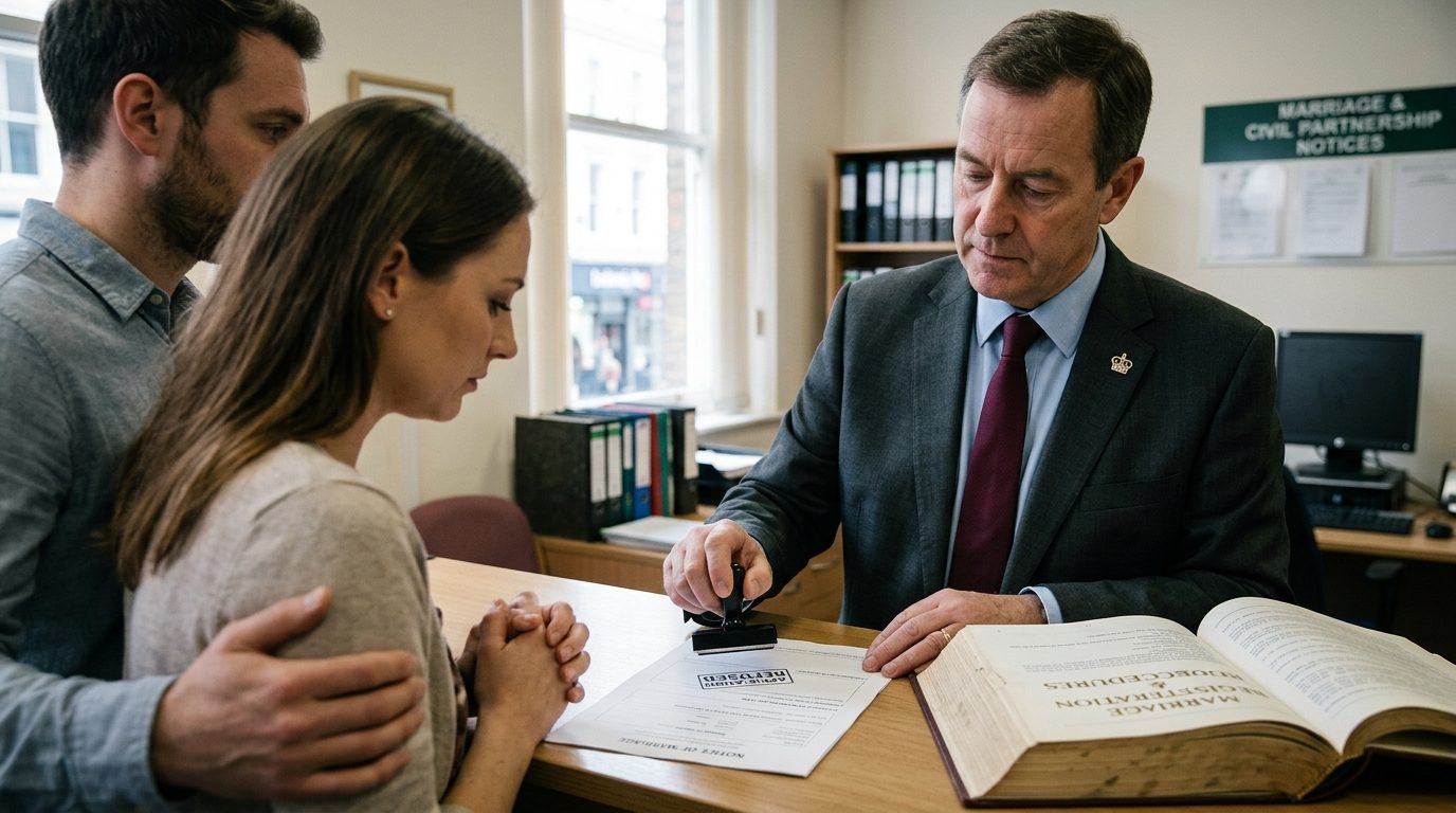 The 6 legal grounds for refusal for Can a Registrar Refuse to Marry You in the UK?