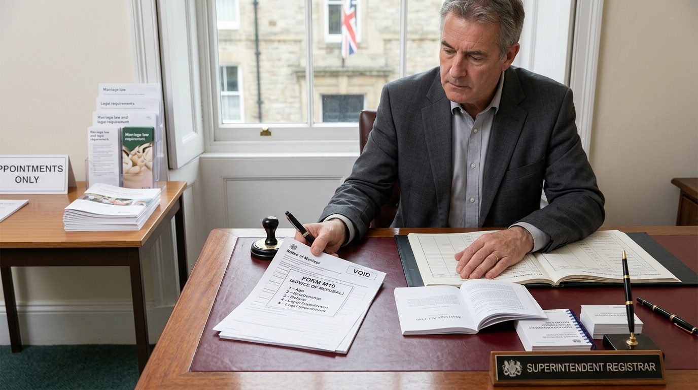Registrars in Scotland and Northern Ireland for Can a Registrar Refuse to Marry You in the UK?