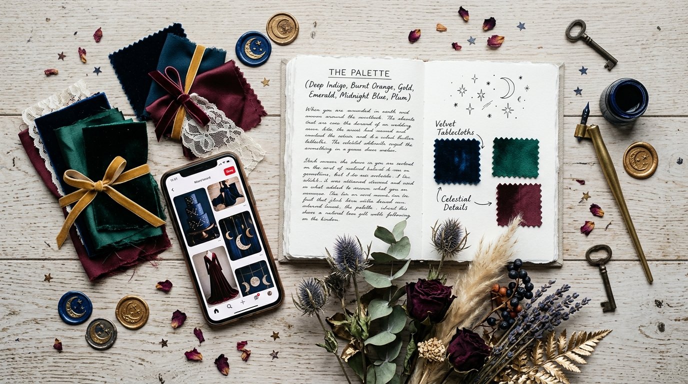 Celestial Whimsigoth Weddings: The UK Guide 2026 — The palette, editorial photography for Weddings Hub