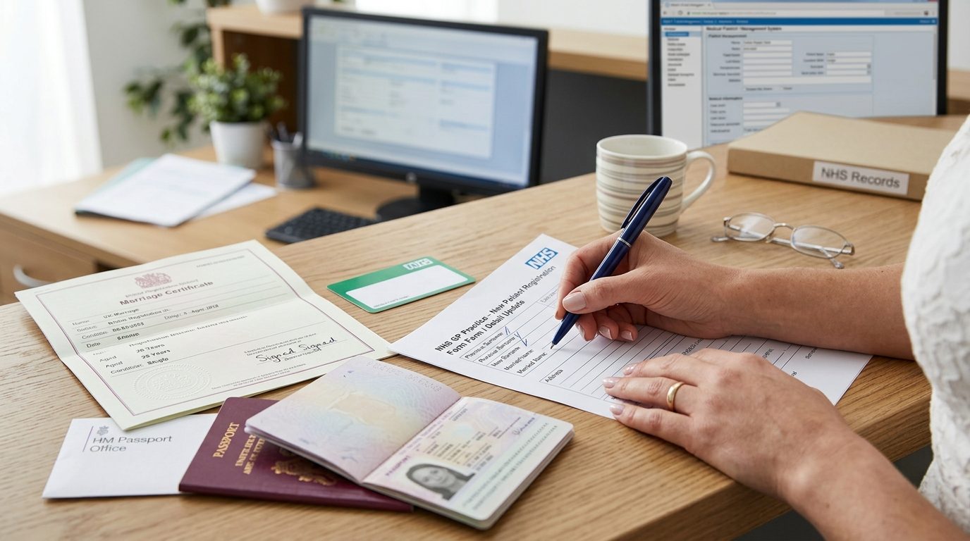 Updating your GP and NHS records for Changing Your Name After Marriage UK: 2026 Guide