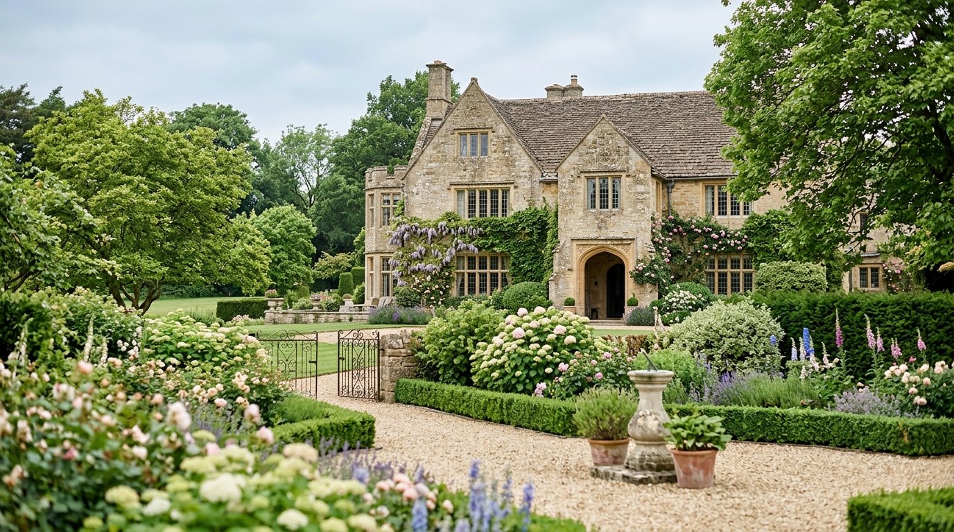 Why The Cotswolds Is the UK Celebrity Wedding Postcode — Five villages where celebrity weddings cluster, editorial photography for Weddings Hub