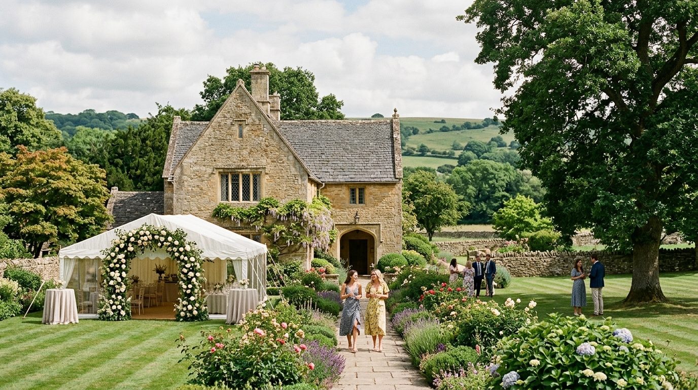 At-a-glance comparison: 12 Cotswolds wedding venues for 12 Cotswolds Wedding Venues Like Peter Phillips' Choice