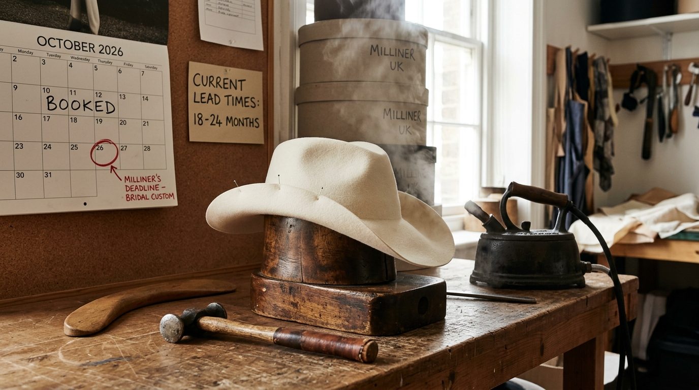 Lead times: the most important number for Custom Wedding Hats UK: 8 Milliners for 2026