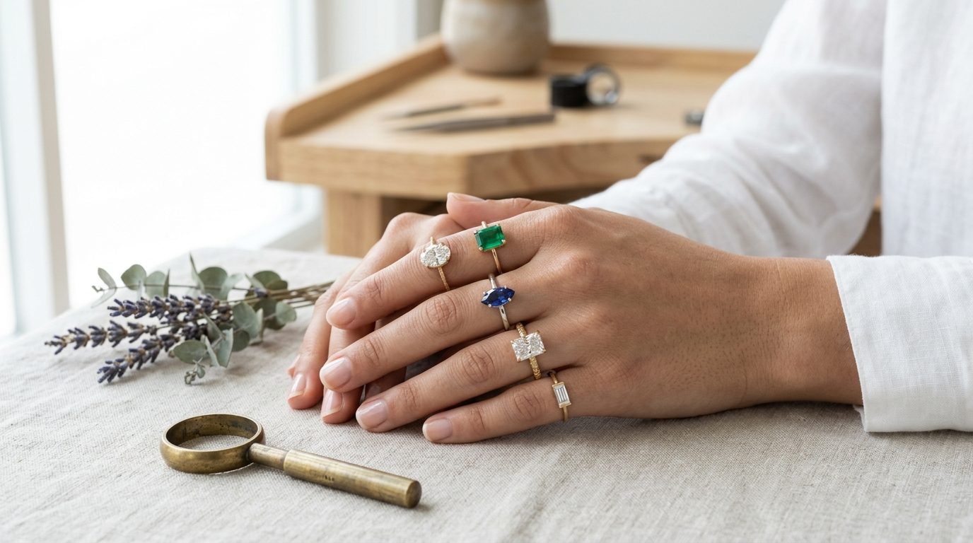 The 5 best stone shapes for east-west settings for East-West Engagement Rings: The Zendaya Trend, UK Edit