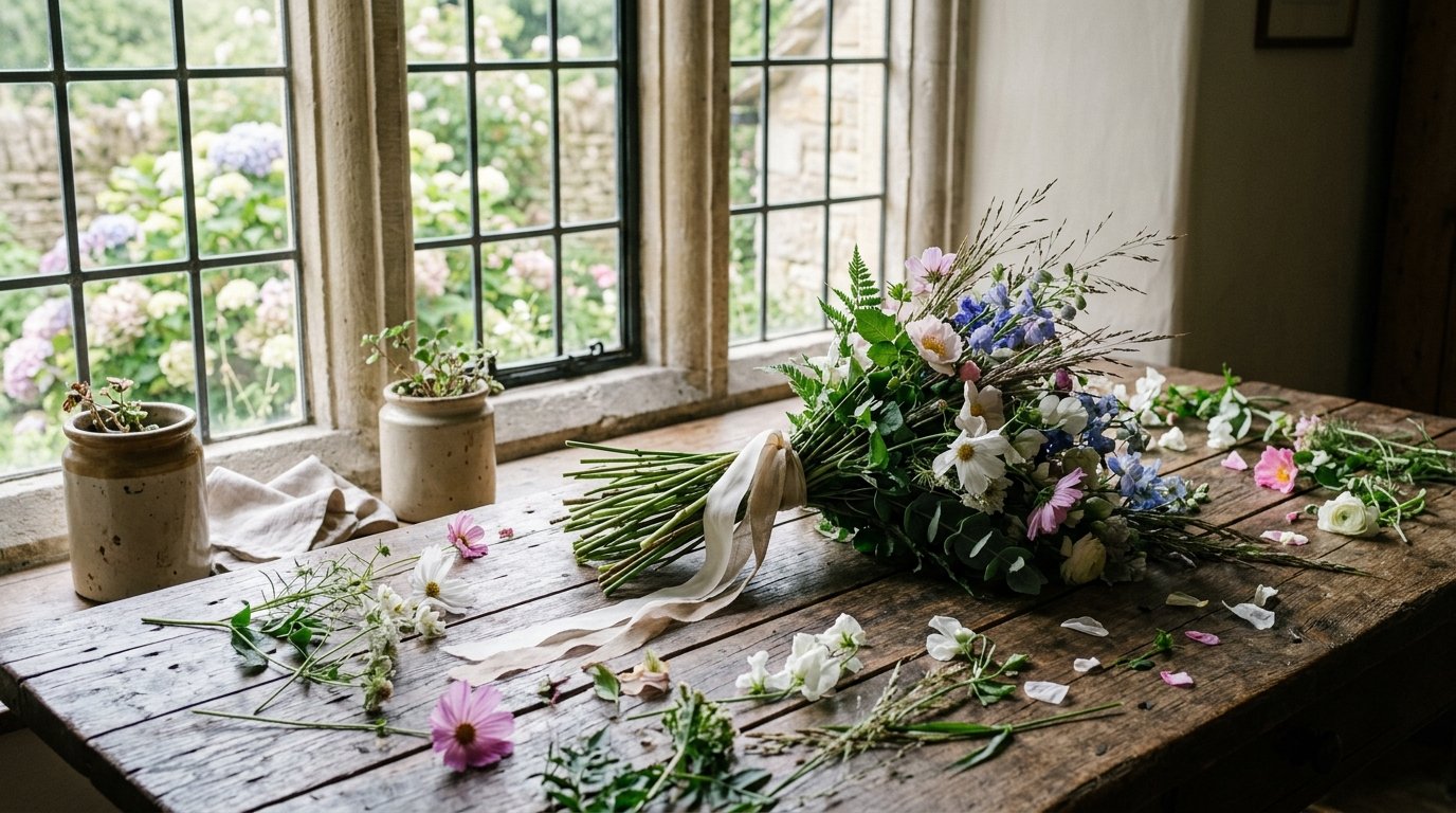 Elongated Stem Bouquets: The 2026 Bridal Look — editorial photography for Weddings Hub