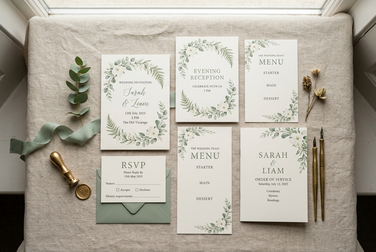 Evening Wedding Invitation Wording