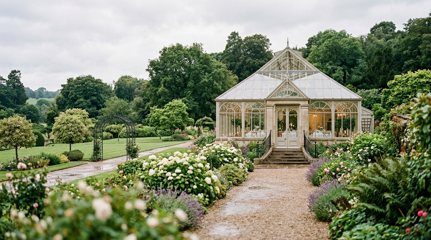 Glass Greenhouse Weddings: 14 UK Venues for 2026 — editorial photography for Weddings Hub