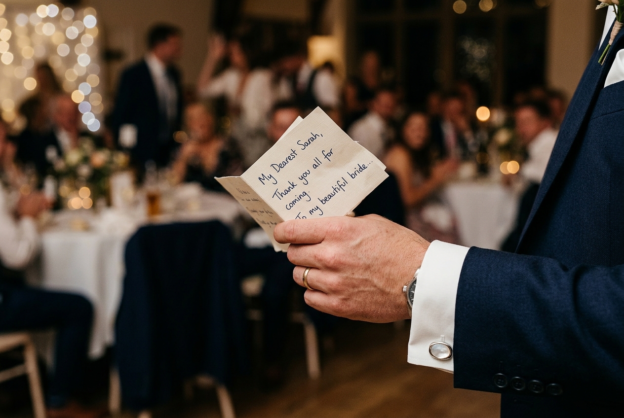 Groom Speech: Examples & How to Write One