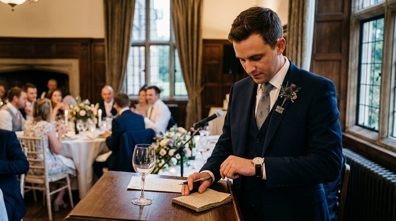 Best man speech timing: a quick guide for Groomsmen Duties UK: Best Man & Ushers Guide 2026