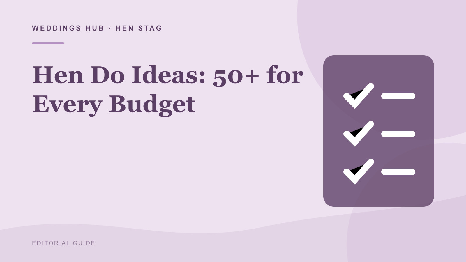 Editorial illustration for Hen Do Ideas: 50+ for Every Budget