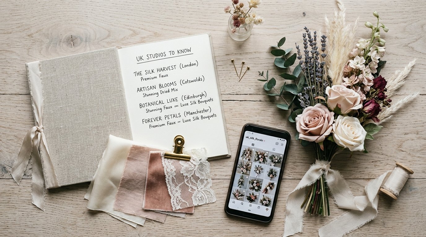 High-End Silk Florals: Why Faux Flowers Are Now Luxury — UK studios to know, editorial photography for Weddings Hub