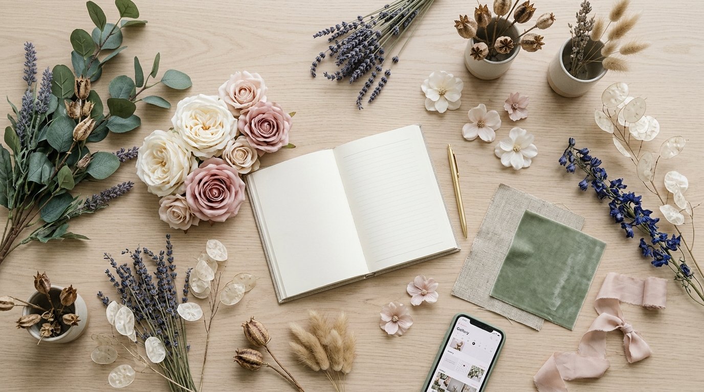 High-End Silk Florals: Why Faux Flowers Are Now Luxury — Mixing silk and fresh, editorial photography for Weddings Hub