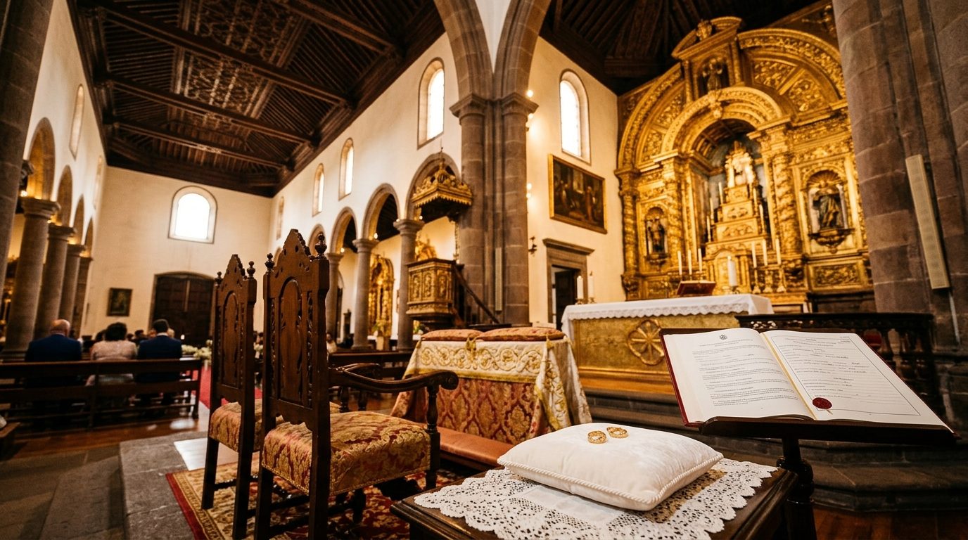 Editorial image for Inside Funchal Cathedral: Ronaldo's Wedding Venue