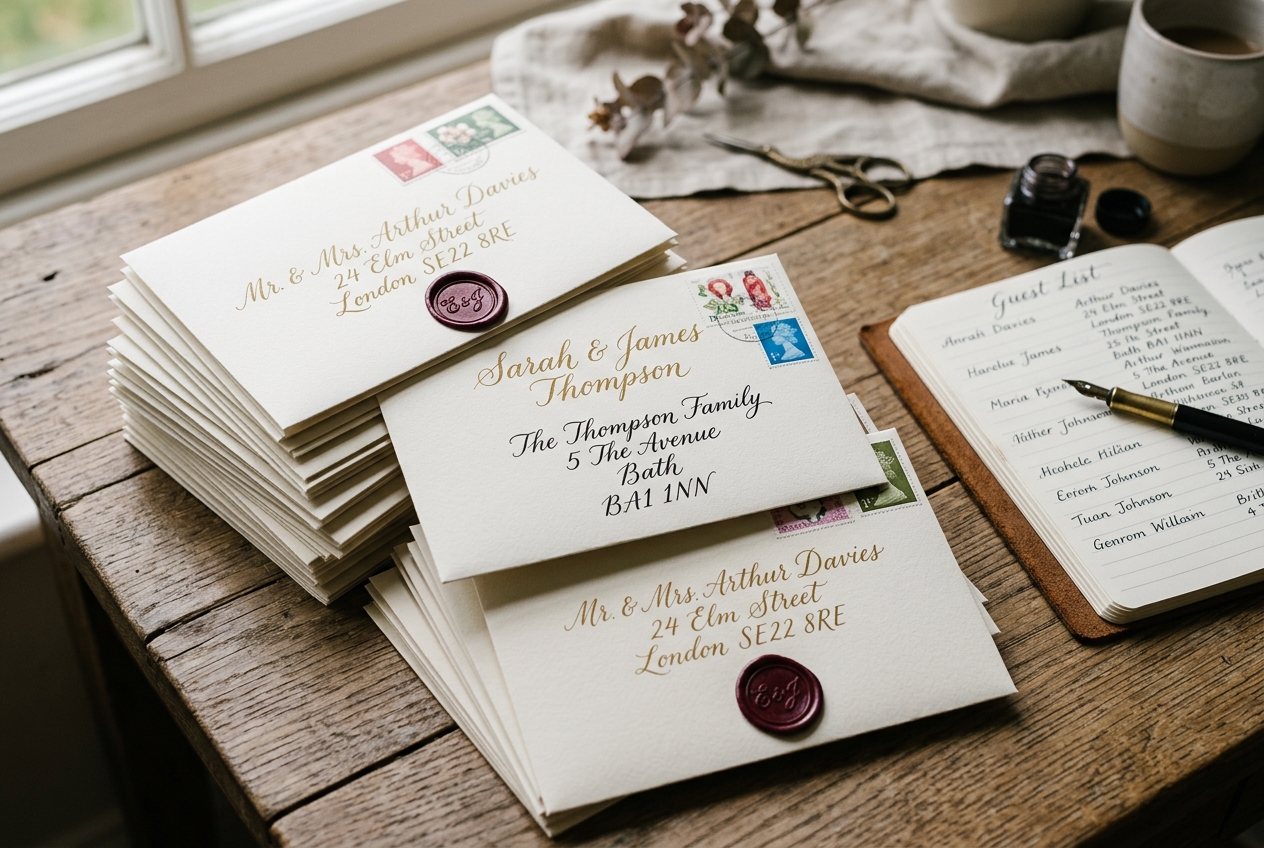 How to Address Wedding Invitations UK