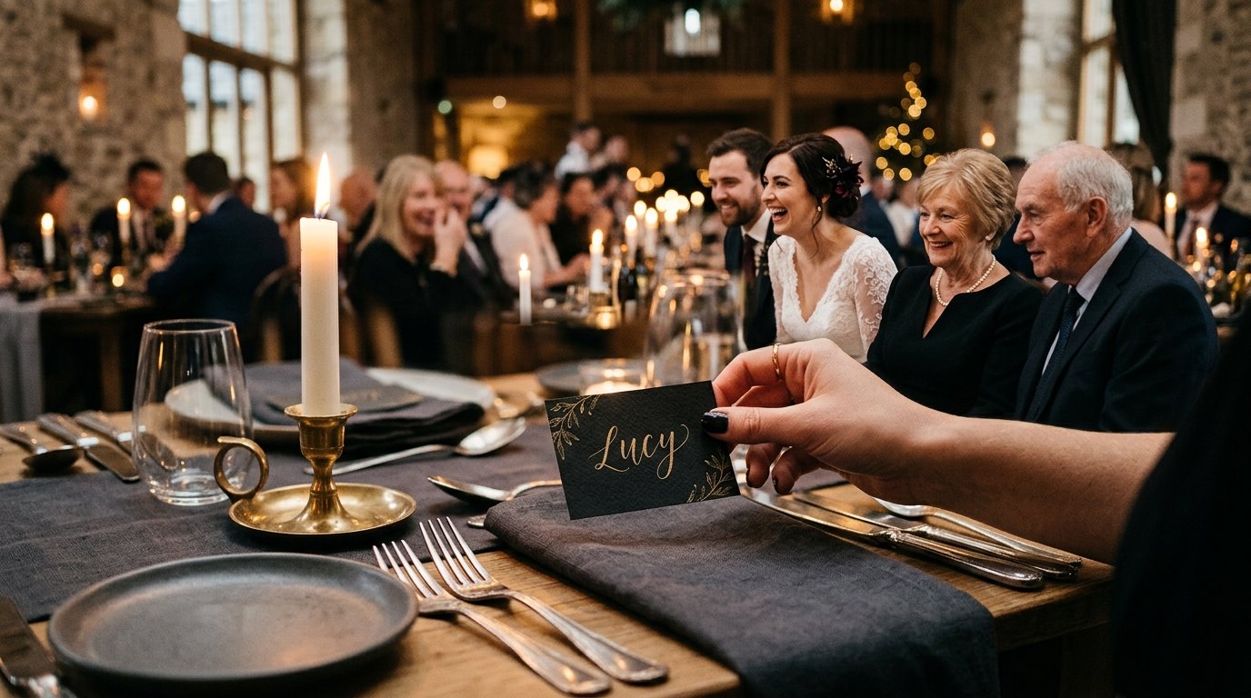 Is It Tacky to Wear Black to a UK Wedding? — How to style black so it reads as festive, editorial photography for Weddings Hub