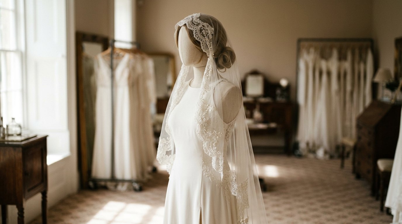 Juliet Cap Veils: The Old Hollywood Bridal Revival — Styling: how to wear it, editorial photography for Weddings Hub