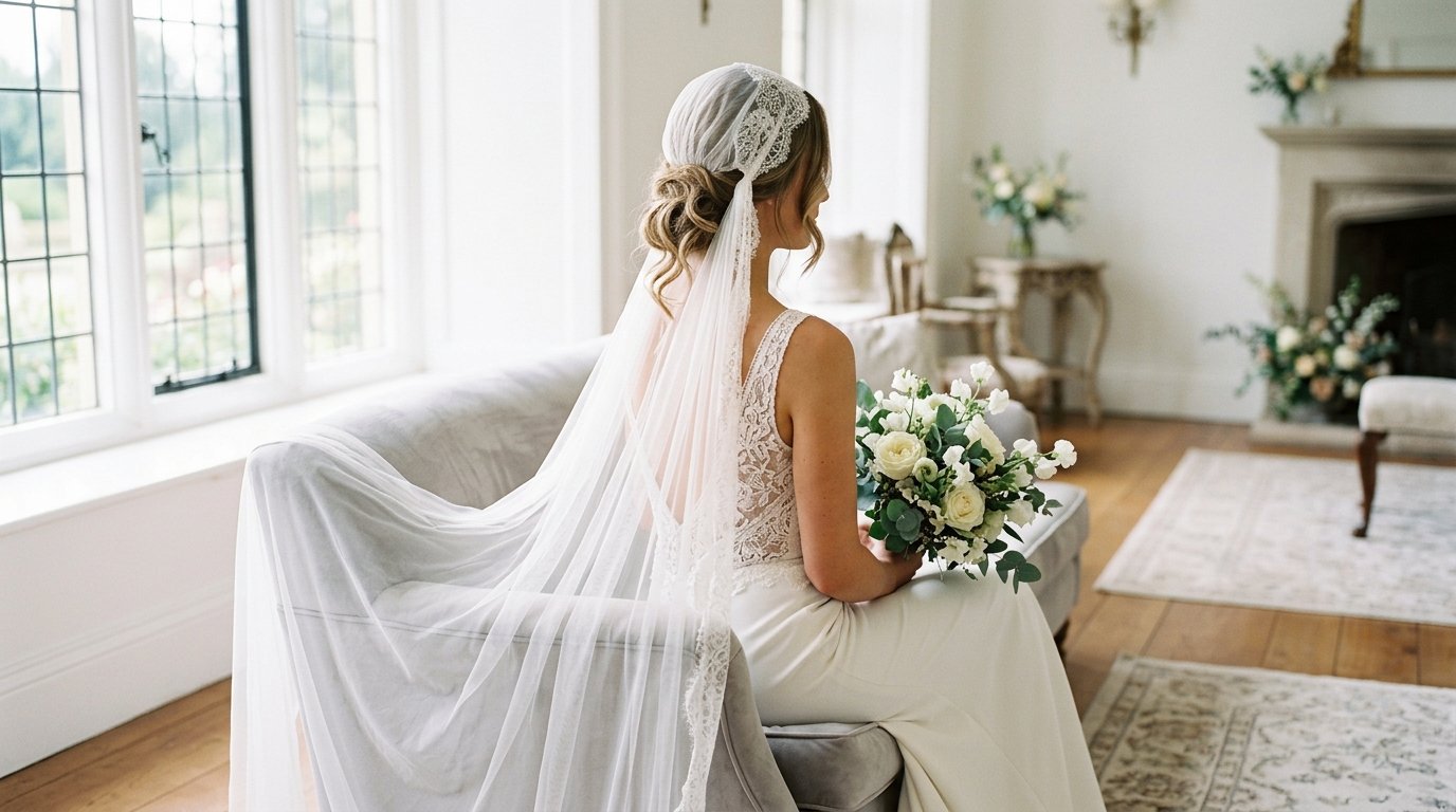 Juliet Cap Veils: The Old Hollywood Bridal Revival — editorial photography for Weddings Hub