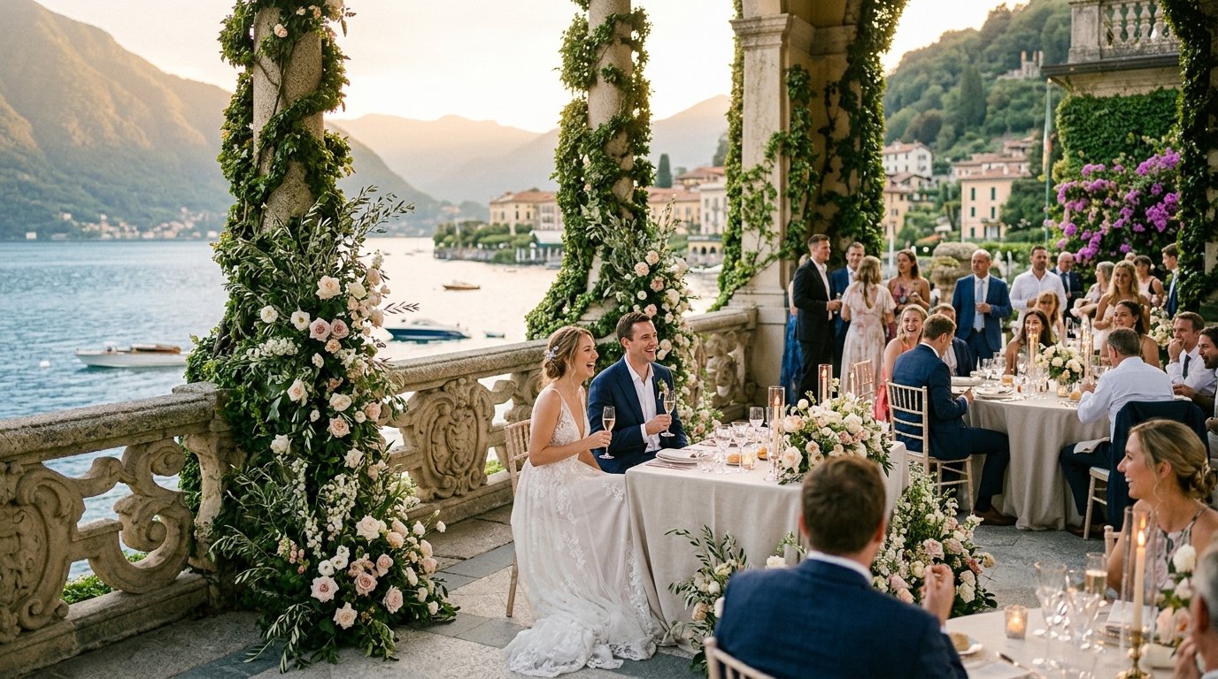 Lake Como Weddings: The 2026 Italian Wedding Boom — editorial photography for Weddings Hub
