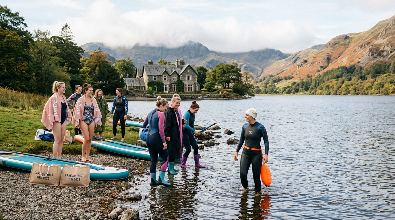 Editorial image for Lake District Hen Do: Wild Swimming & Lakeside Houses