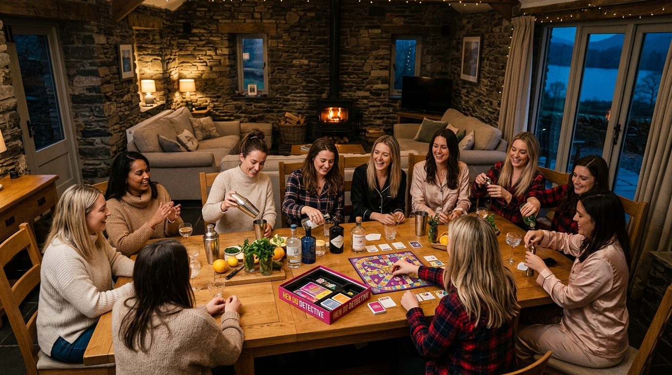 What to do in the evenings for Lake District Hen Do: Wild Swimming & Lakeside Houses