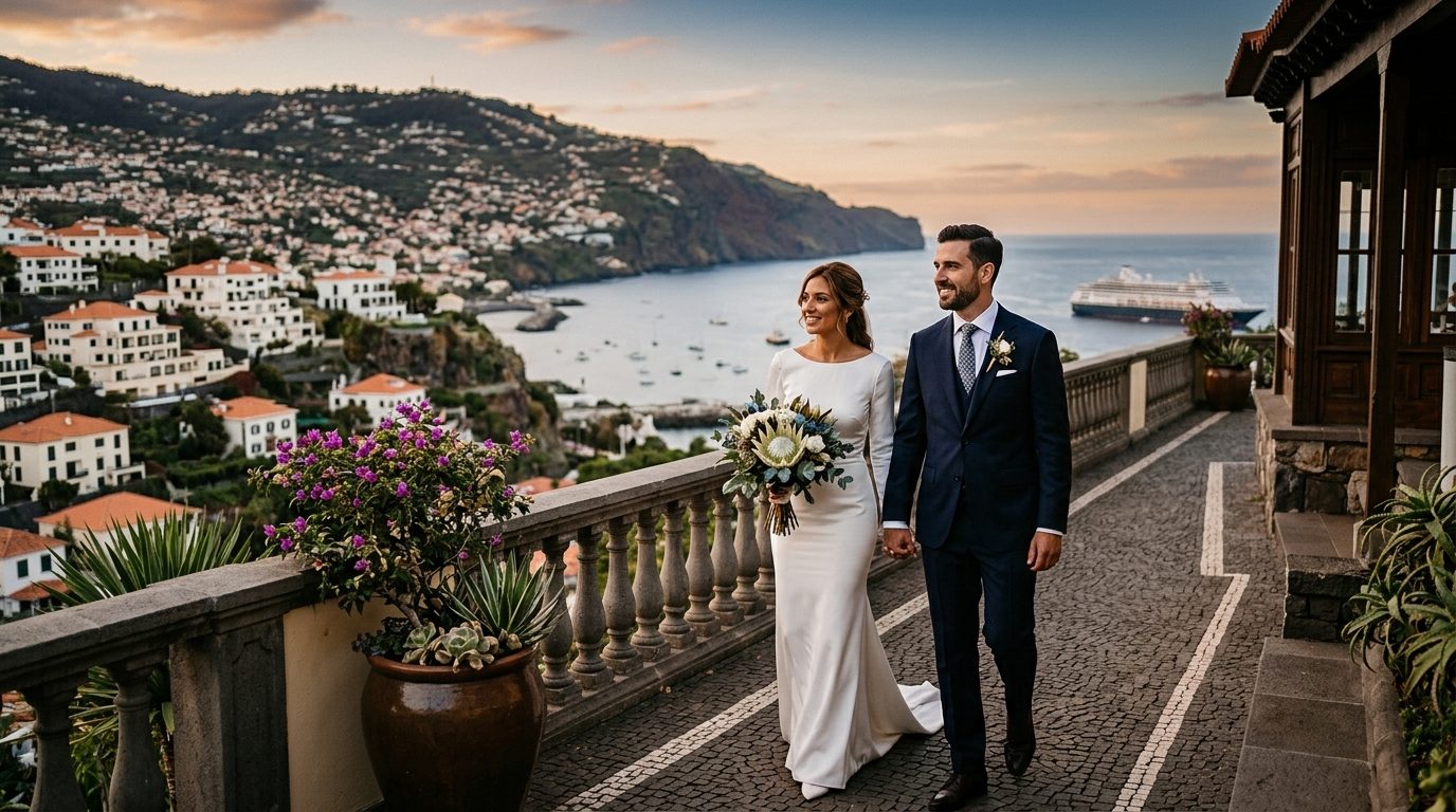 First-hand example: Emily and Marcus, September 2025 for Madeira Wedding Inspiration: Get the Ronaldo Look