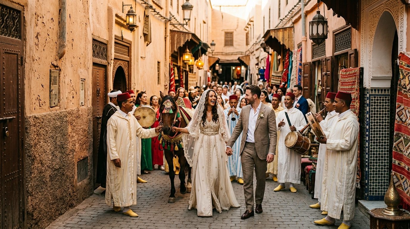 The two venue zones for Marrakech Wedding Venues: The UK Couples Guide 2026