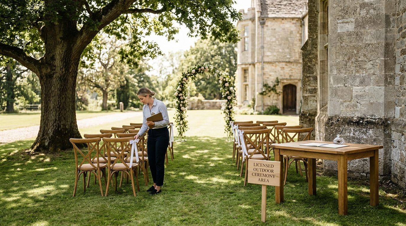 The practical effect for couples planning today for Outdoor Wedding Ceremonies: The 2022 Law Change