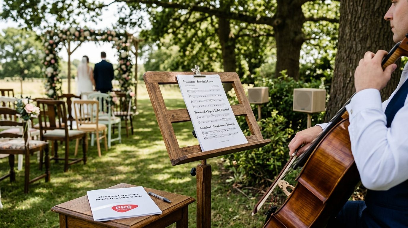 Licensing for outdoor wedding music for Outdoor Wedding Ceremony Music UK: 25 Songs