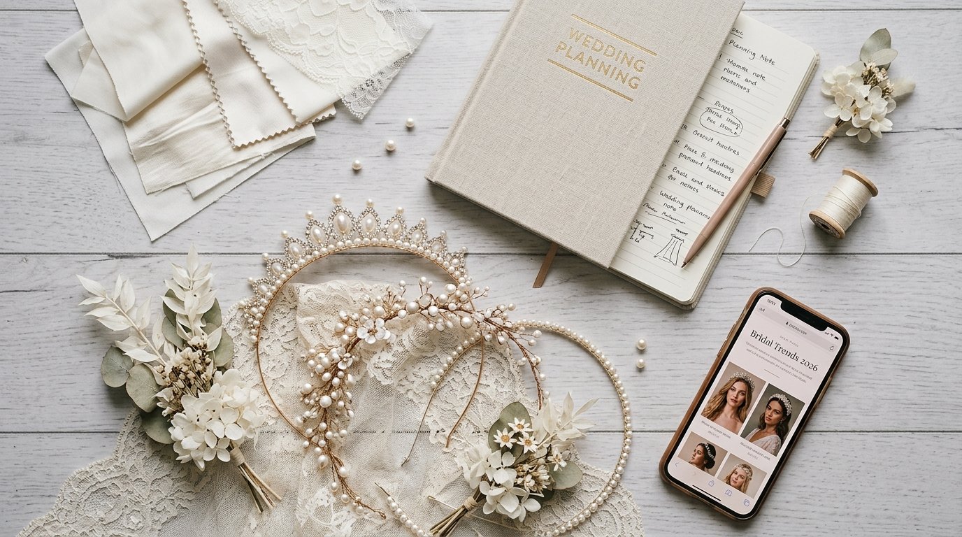 Pearl Headdresses: The 2026 Bridal Crown Statement — The styles available, editorial photography for Weddings Hub