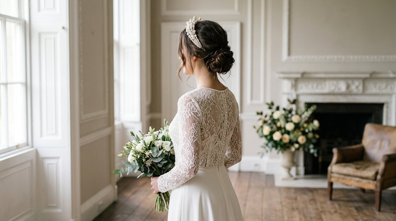 Pearl Headdresses: The 2026 Bridal Crown Statement — editorial photography for Weddings Hub