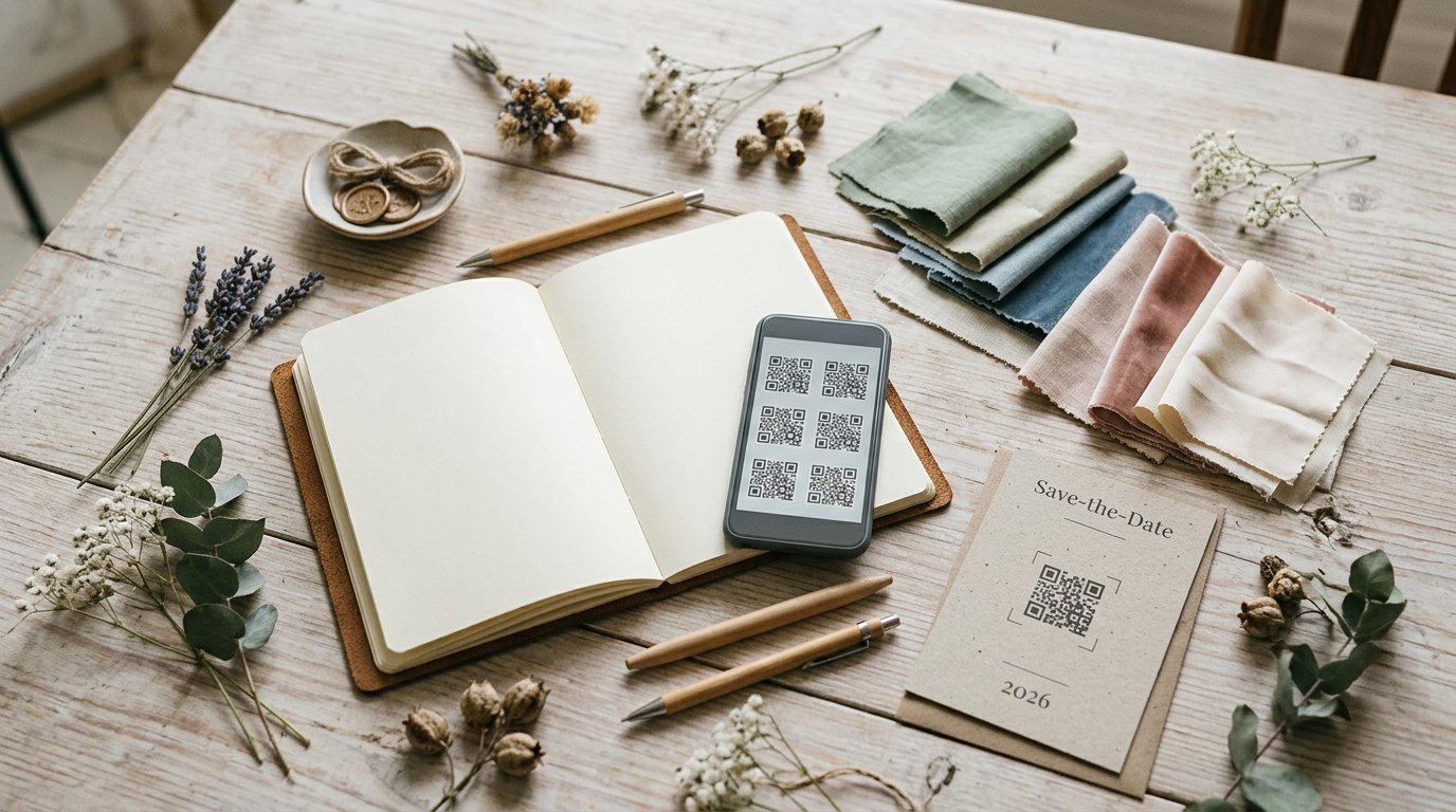 Qr code save the dates