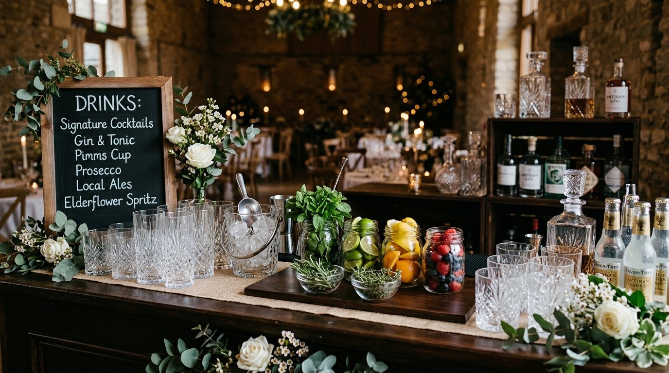Questions to Ask Your Wedding Caterer — Drinks, editorial photography for Weddings Hub