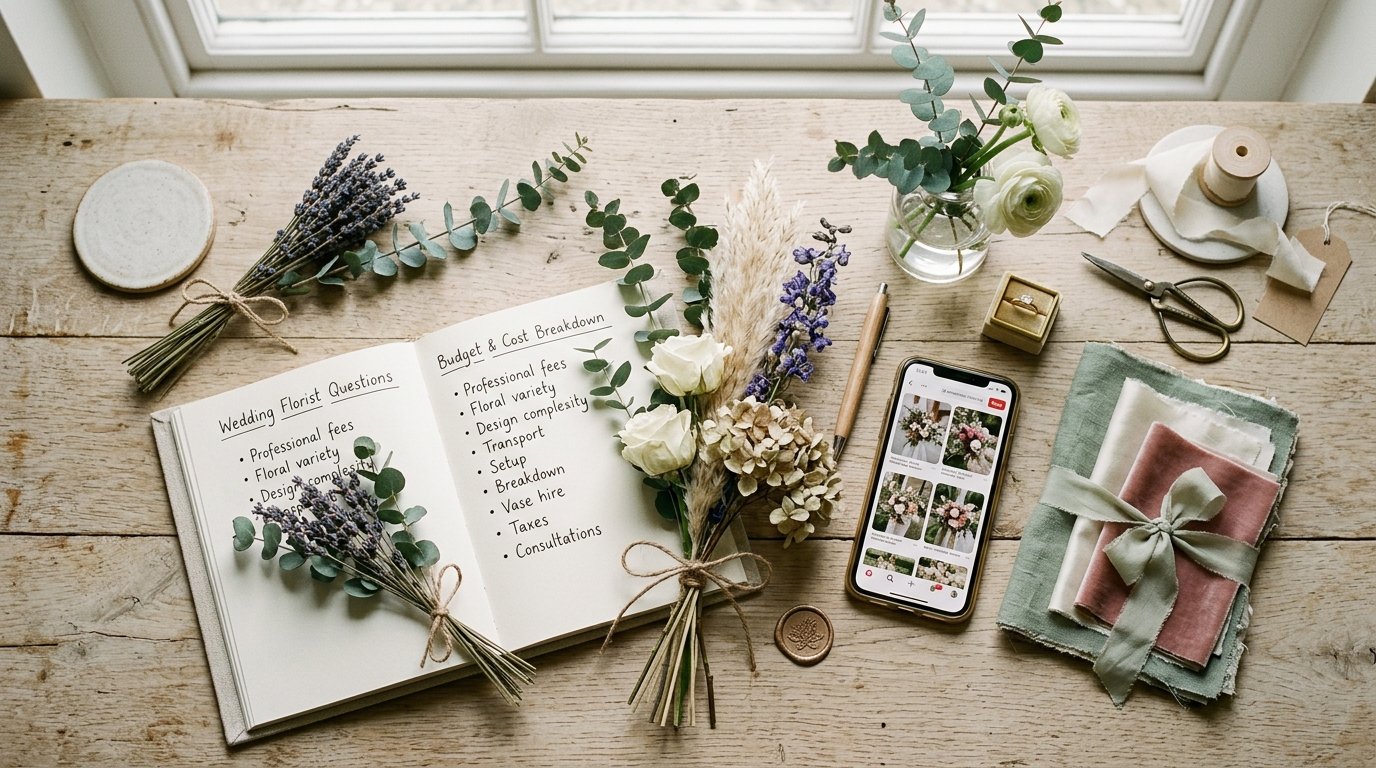 Questions to Ask Your Wedding Florist — What you're paying for, editorial photography for Weddings Hub