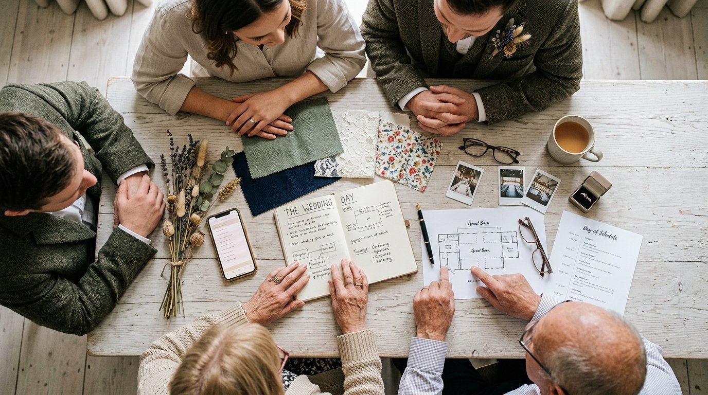 Questions to Ask Your Wedding Planner — The wedding day, editorial photography for Weddings Hub