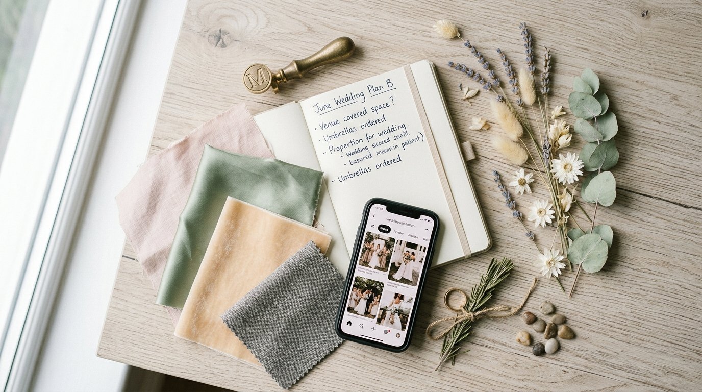 What to Do If It Rains on Your June Wedding — editorial photography for Weddings Hub