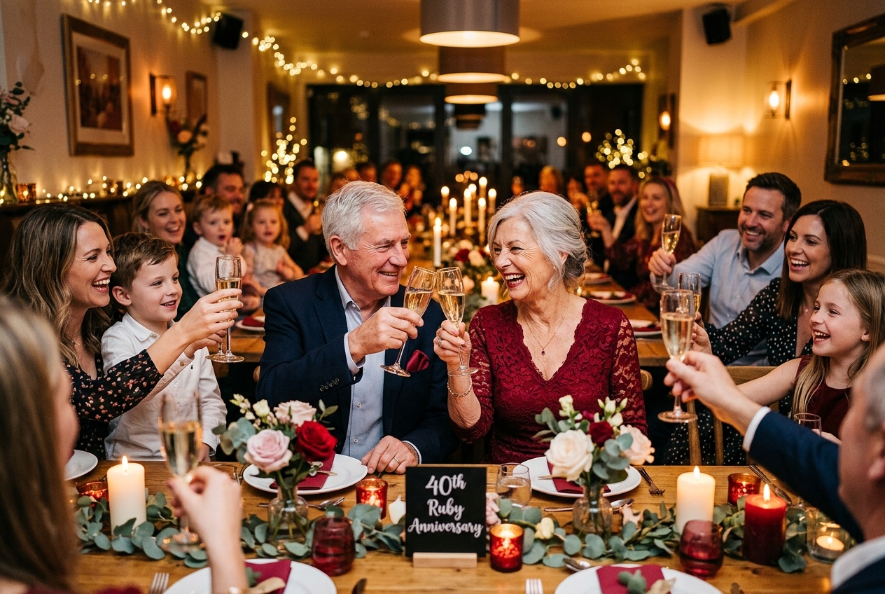40th Ruby Wedding Anniversary Guide