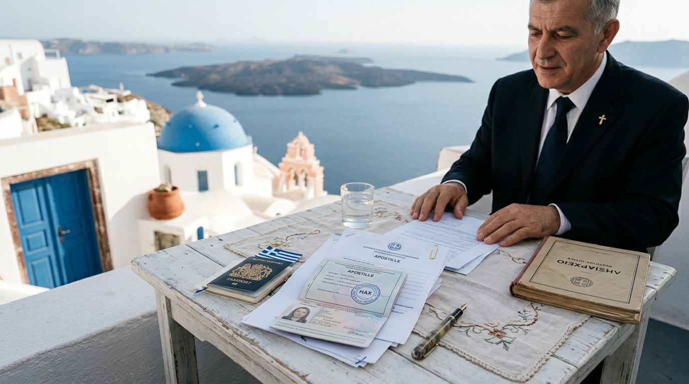 Greek legal requirements for UK couples for Santorini Wedding Venues 2026: 10 Best for UK Couples