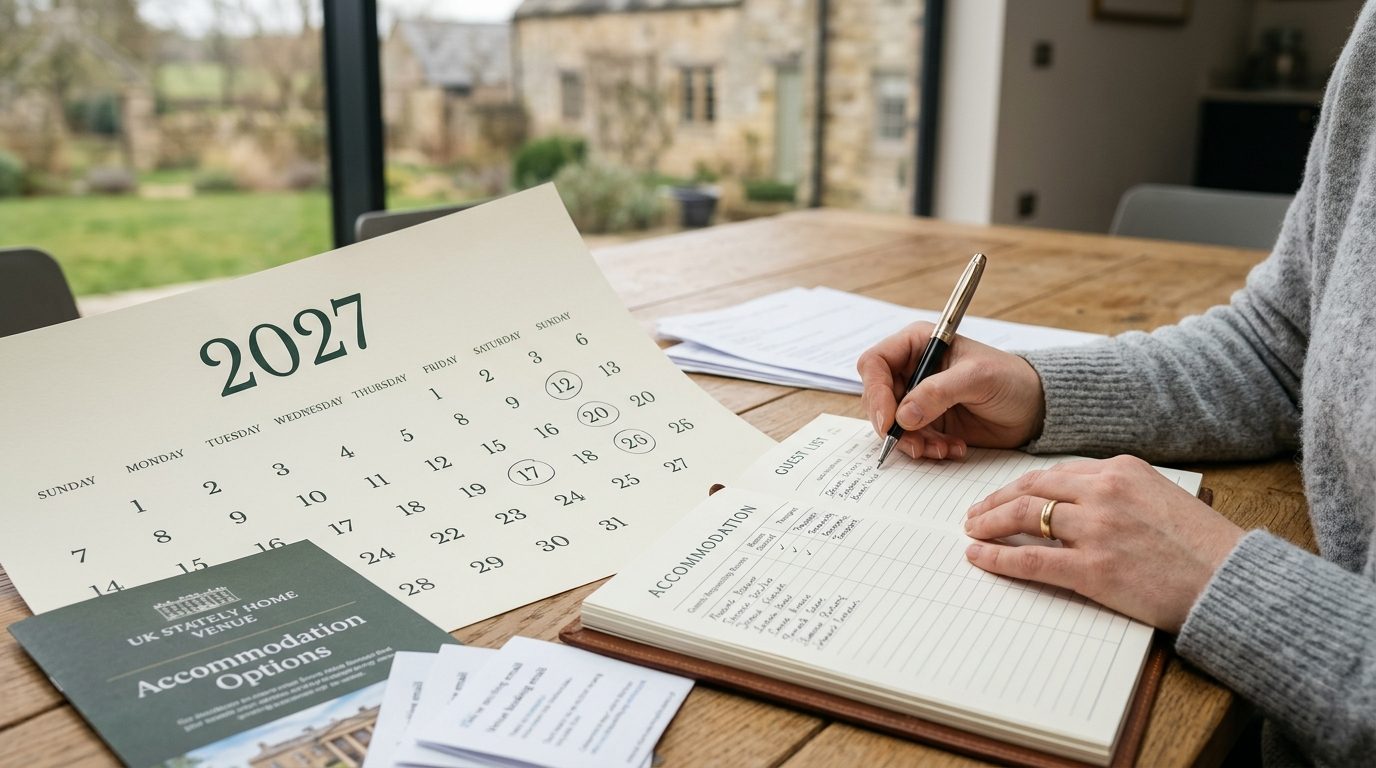 The accommodation effect for 2027 Saturday Wedding Dates Are Booking Out Fast